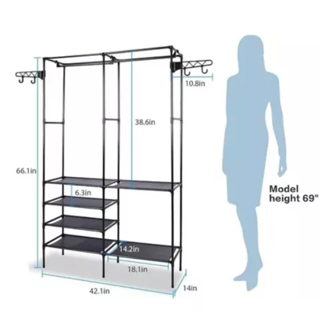 Miniatura 2 de Tendedero Organizador De Ropa